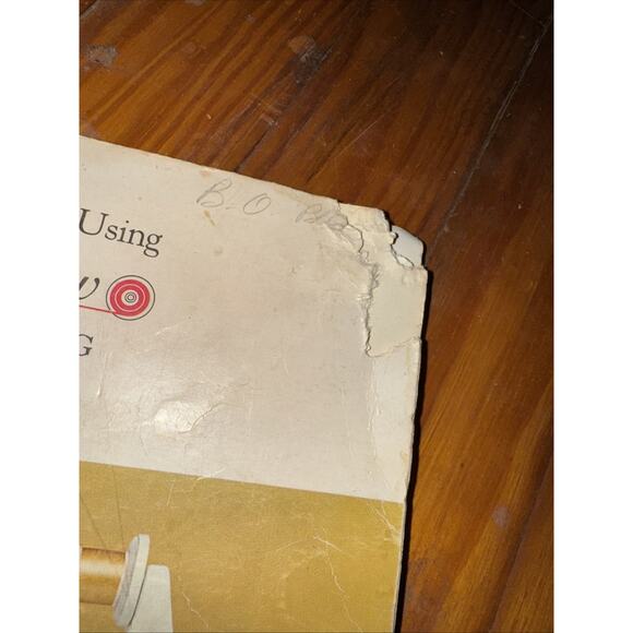 1964 SINGER Touch & Sew Deluxe Zig Zag Sewing Machine Instruction Book ROUGH - Picture 2 of 8